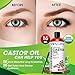 Castor Oil USDA Organic (16oz) Cold-Pressed 100% Pure Castor Oil, Hexane-Free For Hair Growth For Dry Skin, Hair Care & Eyelashes Natural Moisturizing & Healing Caster Oil by Shiny Leafthumb 1