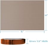 selizo Heat Tape and Teflon Sheets 12mm 260C 600F 2 Pack view 4