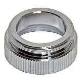 Danco 10526 Female/Male Faucet Aerator Adapter, 55/64"-27M x 13/16"-27F Female, Chrome