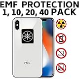 Radiation Protection for CELLPHONES/Laptop - Anti EMF/EMR Radiation Sticker - Radiation Shield Blocker - Remove Electronic Technologies Radiation - 20 Pack Bundle Deal!