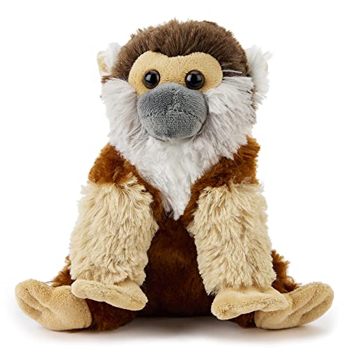 Zappi Co Plush Children's Stuffed Soft Cuddly Plush Toy-Part of Safari Animals Collection, Perfect for Kids (36cm Length) (Squirrel Monkey)