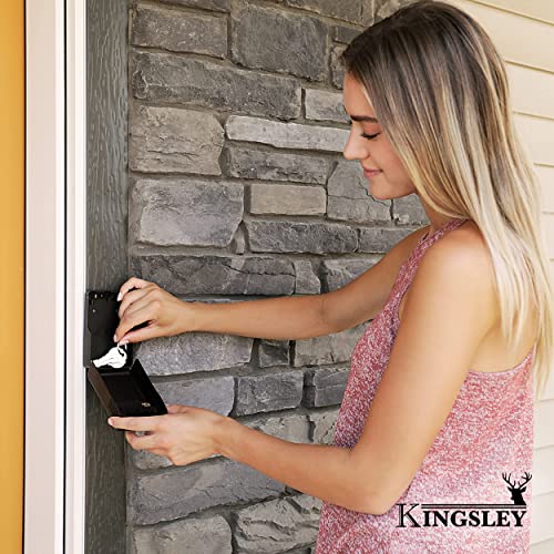 Kingsley Key Realtor Lock Box GuardaKey, Secure Weatherproof Key