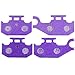 ECCPP fa413 Front（Right Left） Brake Pads Fits 2005 2006 2007 Suzuki King Quad 700 LTA700X 4x4 Front Kevlar Carbon Fiber
