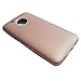 Moto E4 Case, Dretal [Shock Absorption] Ultra-thin Anti-slip Armor Silicone Rubber Heavy Duty Hybrid Protective Cover For Motorola Moto E4 / Moto E (4th Generation) (Rose Golden)