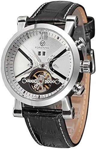 ZACK1 Mens Skeleton Automatic Tourbillon Watch