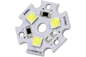 LUXDRIVE Cree Xlamp XP-L High Density LED Star - 6500K 3-Up