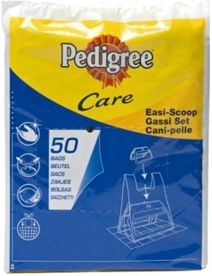 Pedigree Care EasyScoop Gassi Set 50 Bag Refill Kit Pet Waste Bags Pet Supplies