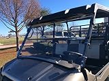A&S AUDIO AND SHIELD DESIGNS 2015-2020 KAWASAKI MULE PRO-FX,PRO-FXT, PRO-DX, PRO-DXT FOLD DOWN WINDSHIELD