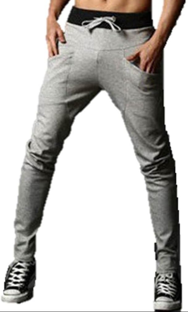 Cedon Men's Sarouel Stylish Casual Simple Sports Fitness Sweat Pants