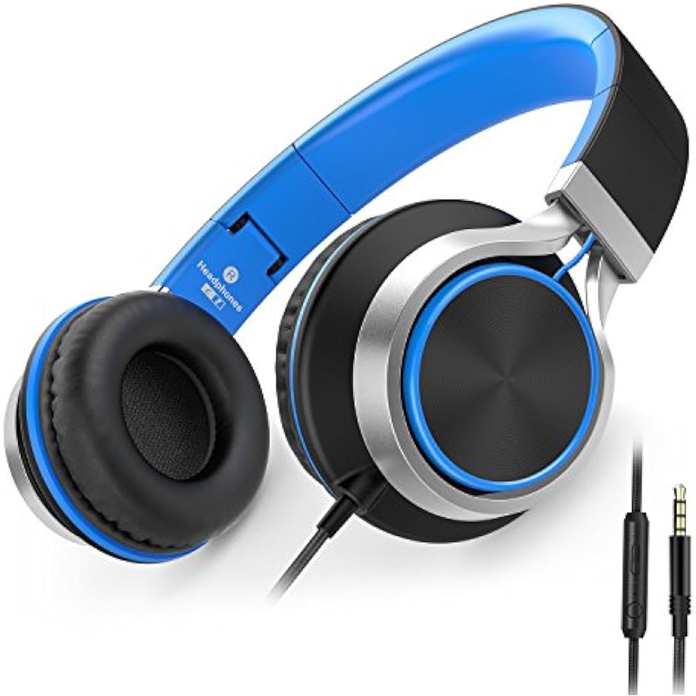 AILIHEN C8 Wired Headphones With Microphone And Volume Control Folding
