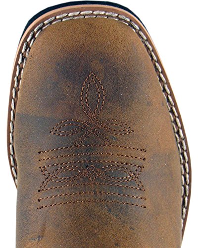 Smoky Mountain Toddler-Boys' Pueblo Western Boot Square Toe Crazyhorse 6.5 D(M) US