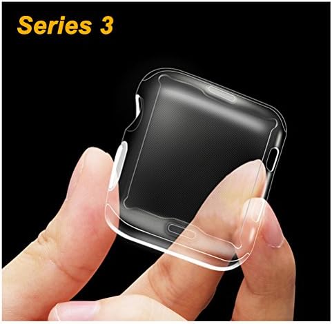 Leeanyoung cdy-004 Screen Protector TPU All-Around Protective Case 0.3 mm HD Clear Ultra-Thin Cover for 2017 New Apple iWatch Series 3 - 42 mm