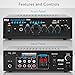 Pyle 2X120 Watt Home Audio Power Amplifier – Portable 2 Channel Surround Sound Stereo Receiver w/ USB in – for Amplified Subwoofer Speaker, CD DVD, MP3, iPhone, Phone, Theater, PA System – PTAU45thumb 1