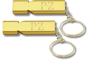 Potato Zone Emergency Whistle – Survival Keychain Whistle Emergency – 120db Loud Safety Whistle for Protection, Camping, Hiking, Sports, Dog Training – Portable Metal Whistle