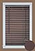 Achim Home Furnishings Luna 2-Inch Vinyl Blind, 29 by 64-Inch, Mahogany