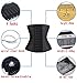 LODAY Waist Trainer Corset Cincher Body Slimmer Shaper, Tummy Control for Women Black (M(3-5 day delivery), BLACK)