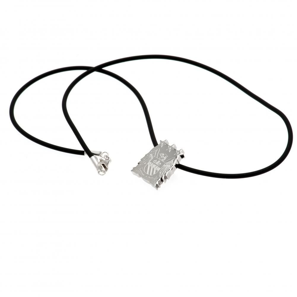 Manchester City F.C. Stainless Steel Pendant & Cord