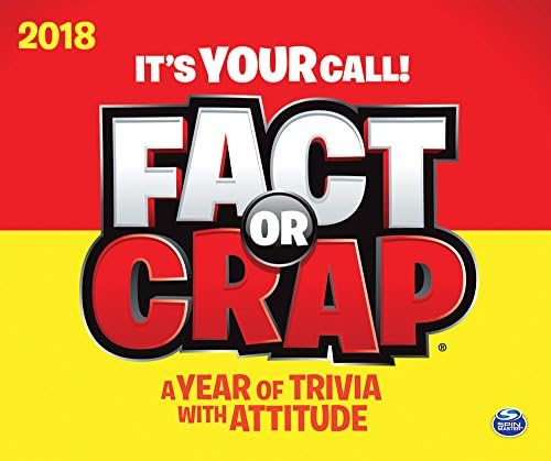 Fact or Crap 2019 Desk Calendar, by Calendar Ink Calendar โ Desk Calendar, January 5, 2019