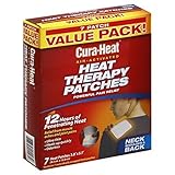 (2 Pack) Cura-Heat Heat Therapy Patches, Air Activated, Neck Shoulder & Back, Value Pack 7 heat patches each
