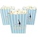 "Soon to Pop" Popcorn Favor Box for Baby Shower Party, Small Size, 20 Count by Chloe Elizabeth (Baby Blue) primary