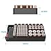 Coomatec Battery Organizer Support AA, AAA, D, C, 9V, and Button Batteries Storage box Can Contain over 7 Types of Batteries with Tester ...