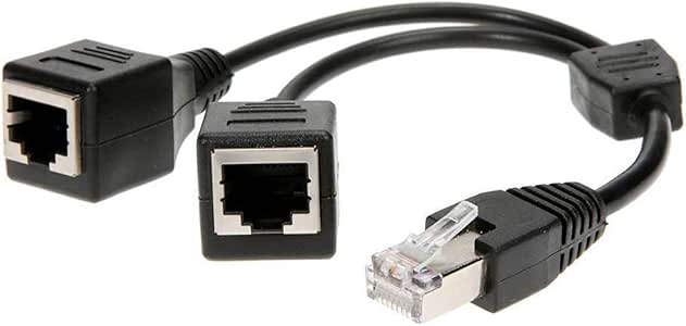 conector de ethernet doble