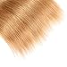 Black Rose T1B 27 Straight Human Hair Weaves Black to Honey Blonde Ombre Hair 3 bundles 8A 100% Peruvian Virgin Hair Extensions Silky Straight Dark Root Two Tone Hair Weaving 300G(T1B/27#,10