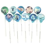 Sparko Sweets Aquatic Lollipops, Animal and Fish Designs, 10 Count, 6.5 Ounce