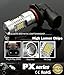 JDM ASTAR Bright White PX Chips 9006 LED Fog Light Bulbs with Projector