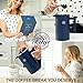 Best French Press Coffee Maker 34 oz - Double Wall Stainless Steel Insulated Coffee Presses with Filtration - 4 Small Single Cup Servings - Large 1000 ml Measuring Marks by FikaPress