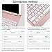 IPad Pro 10.5 Case, ARIMOOZ Multi-Functional Smart Auto Wake & Sleep keyboard ,Slim Shell Protective Cover with Wireless Bluetooth Keyboard for apple Pro 10.5 (A1701/A1709) (Rose Gold)