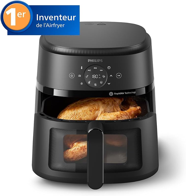 Airfryer 2000 - Air Fryer 6.2L, 13 modes, écran tactile, Noir