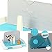 Indoor Dog Potty, NEEDOON Pet Training Pad Tray for Puppy Small Middle Dogs, Pet Toilet with Protection Wall and Simulation Pillar for No Leak