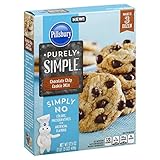 Pillsbury Purely Simple Chocolate Chip Cookie Mix, 17.5 Ounce (Pack of 12)