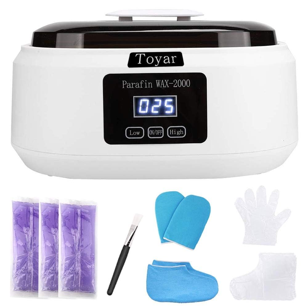 Photo 1 of Paraffin Wax Machine for Hand and Feet?Touchscreen Paraffin Wax Warmer with 1.98lb Wax Moisturizing Paraffin Spa Wax Bath Kit, Large Capacity at Home for Smooth and Soft Skin?White?