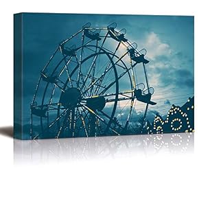 SIGNFORD Canvas Prints Home Artwork Decoration Ferris Wheel...