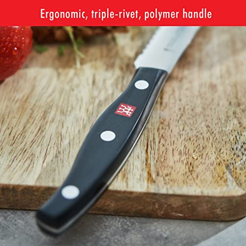 ZWILLING Twin Signature 6Piece German Knife Set with Block, Razor