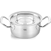 Fissler Original-Profi Collection Stainless Steel 1.5 Quart Rondeau with Metal Lid