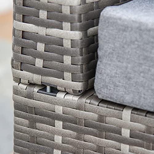 Outsunny 5PC Outdoor Patio Furniture Set Garden Sectional Rattan Wicker