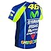 Valentino Rossi VR46 Moto GP M1 Yamaha Racing Replica T-shirt Official 2018