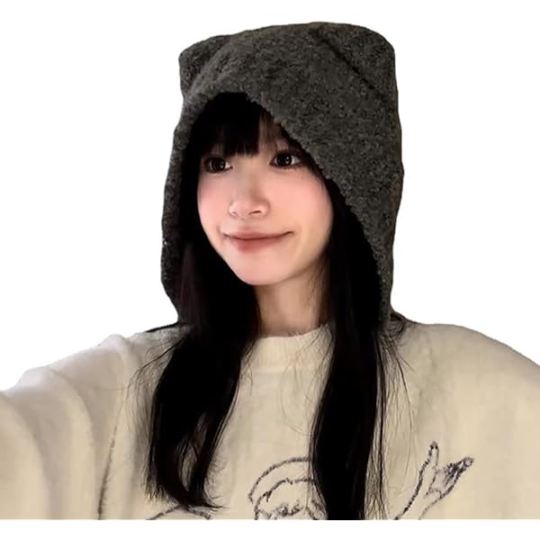 Clobeau Women's Faux Fur Trapper Hat - Knitted Winter Beanie With Furry Ears & Bomber Style