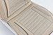 Qbedding Soothing Drive All Season Universal Fit Breathable Car Seat Cover (Plaid, One Piece)