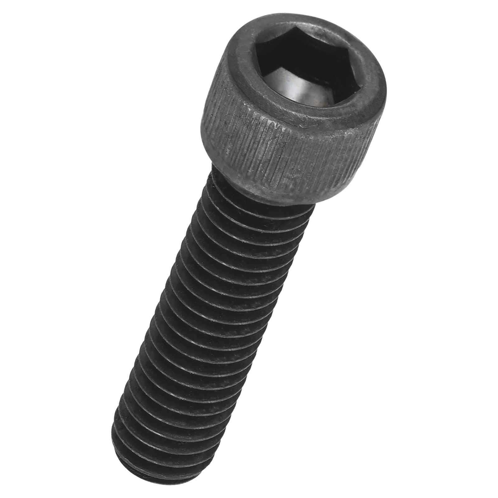 Kozelo 10pcs Socket Head Cap Screws - [3/8"-16 x 1-1/2"] Alloy Steel Black Oxide Grade 12.9 Internal Hex Screw for 3D Printer Furniture Industrial Use, Black