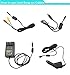 stardrift 10-Pack 3mm Diameter Snap on Ferrite Core Bead Choke Ring Cord RFI EMI Noise Suppressor Filter for HDMI DVI VGA Cable Black (3MM)