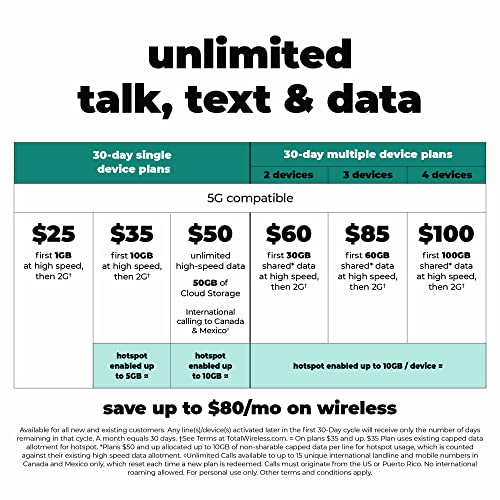Total Wireless Blu View 2 (2022) 4G LTE Prepaid Smartphone (Locked