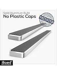 Estribos iBoard para Ram 1500 Crew Cab Pickup 4Dr 2009 2017 y Ram 2500 3500 2010 2017, 6 pulgadas, Plateado