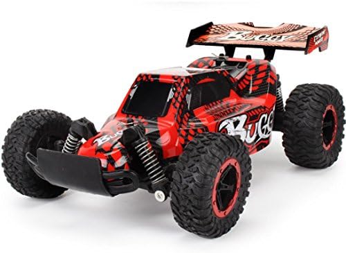 RC Car - Vanvler JD-2610B 1:16 2WD High Speed { RC Racing Car Remote Control Truck } Off Road Buggy Toys (Red)