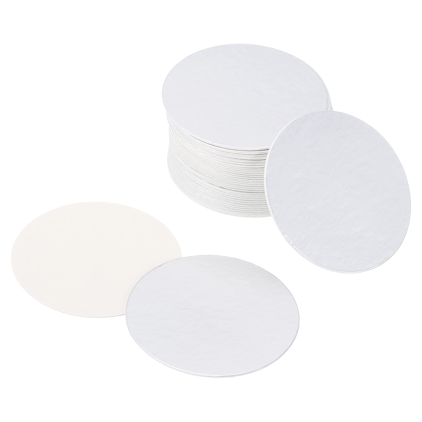 PATIKIL 37mm/1.46" Aluminum Foil Cap Liner, 150 Pack Resistant Tamper Induction Heat Sealer Sealing Liners for PET Plastic Bottle Jar Lid