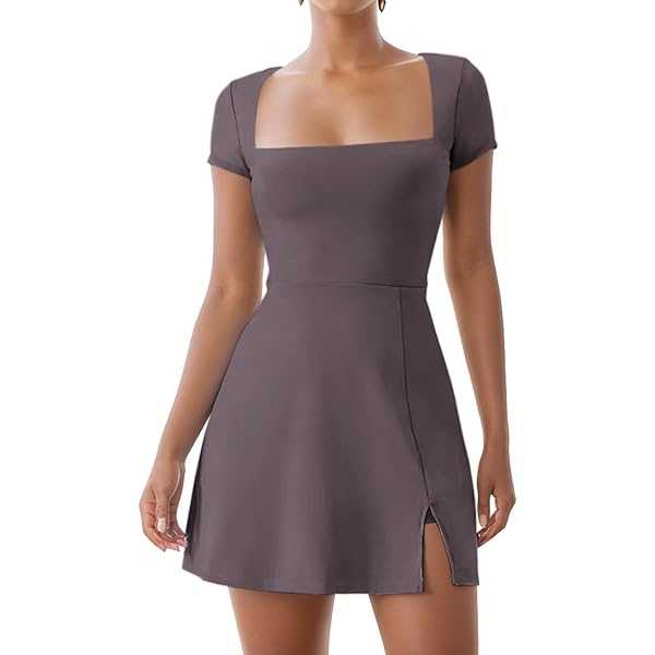 Amazon.com: elelady Women's Athletic Tennis Dress with