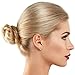 PAVOI 14K Rose Gold Plated Sterling Silver Post Cubic Zirconia Cuff Earring Huggie Stud